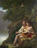 "Kinder machen Musik, die von einer Nymphe gehört wird" - Anselm Feuerbach — Ansicht des Kunstwerks