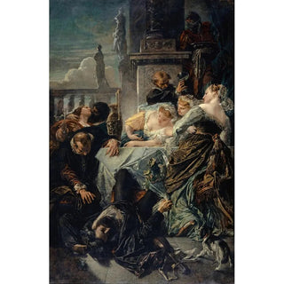 Anselm Feuerbach - The Death Of Pietro Aretino.webp