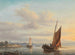 Bateaux à voile devant une côte néerlandaise - Anthon Hermanus Adrianus Sem — Ansicht des Kunstwerks
