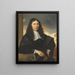 Portrait eines Gentlemans - Anthonie Palamedesz — gerahmtes Bild an der Wand