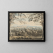 Ansicht des Windsor-Schlosses und des Long Walks von Snow Hill - Anthony Devis — gerahmtes Bild an der Wand
