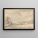 Hirsch, der sich im Albury-Park ausruht - Anthony Devis — gerahmtes Bild an der Wand