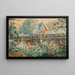 Garten mit Blumen - Anthony Thieme — gerahmtes Bild an der Wand