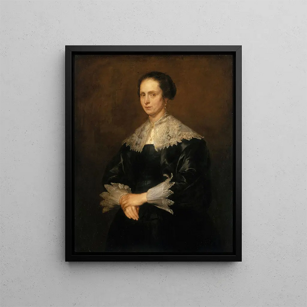 Helena Tromper Du Bois - Antoine van Dyck — gerahmtes Bild an der Wand