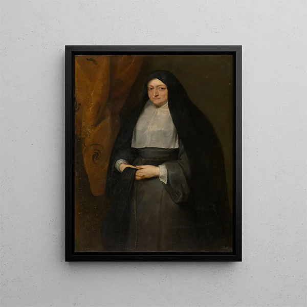 Infante Isabelle Clara Eugenia - Antoine van Dyck — gerahmtes Bild an der Wand