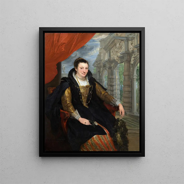 Isabelle Brant - Antoine van Dyck — gerahmtes Bild an der Wand