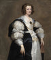 Dame à l'éventail - Antoine van Dyck — Ansicht des Kunstwerks