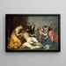 Lamentation sur le Christ mort - Antoine van Dyck — gerahmtes Bild an der Wand