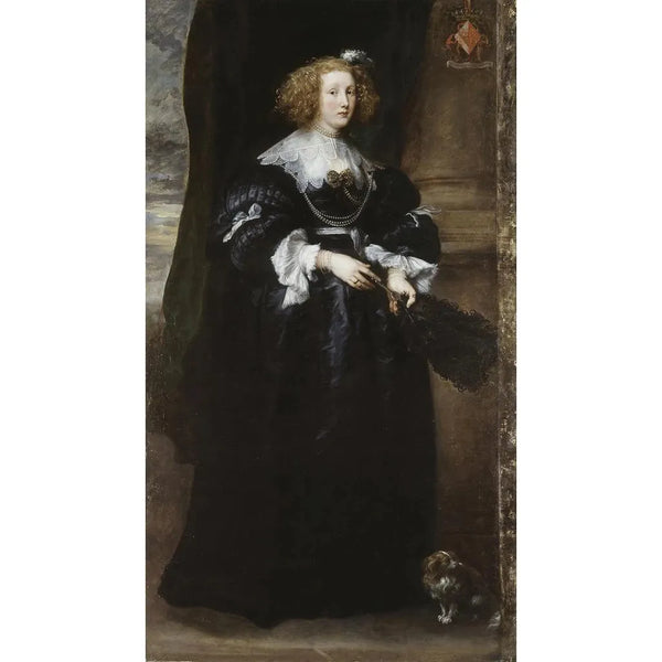 Marie de Raet - Antoine van Dyck — gerahmtes Bild an der Wand
