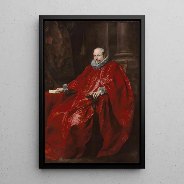Portrait d'Agostino Pallavicini - Antoine van Dyck — gerahmtes Bild an der Wand