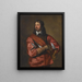 Portrait de Sir John Mennes - Antoine van Dyck — gerahmtes Bild an der Wand