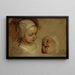 Die Prinzessinnen Elisabeth und Anne, Töchter von Karl I. - Antoine van Dyck — gerahmtes Bild an der Wand