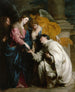 Die Vision des seligen Hermann Joseph - Antoine van Dyck — Ansicht des Kunstwerks