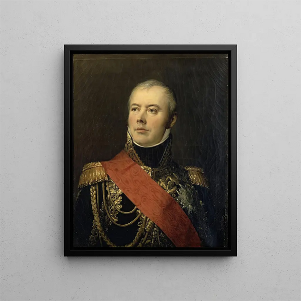 Mac Donald Herzog von Tarente Marschall Frankreich 1765-1840 - Antoine-Jean Gros — gerahmtes Bild an der Wand