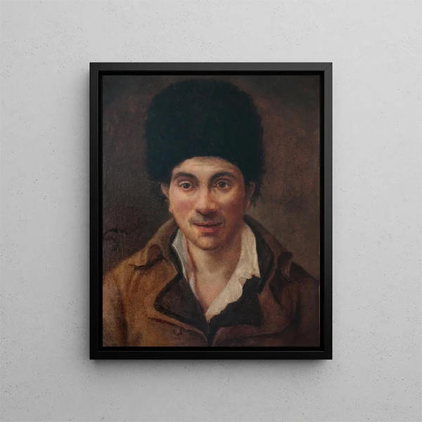 Porträt des vermuteten Schuhmachers Simon - Antoine-Jean Gros — gerahmtes Bild an der Wand