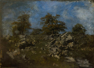 AntoineLouis Barye - Paysage avec rocher.webp