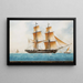 Das Boot des Nautonnier - Antoine-Mathieu Roux — gerahmtes Bild an der Wand