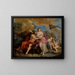 Jupiter und Junon auf dem Berg Ida - Antoine Coypel — gerahmtes Bild an der Wand