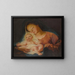 Jungfrau mit Kind - Antoine Coypel — gerahmtes Bild an der Wand