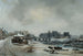 Vue de l'île Louviers, effet de neige - Antoine Perrot — Ansicht des Kunstwerks