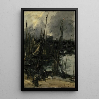 Antoine Vollon - Harbour view in Dunkerque.webp