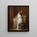 Andacht - Antoine-Émile Plassan — gerahmtes Bild an der Wand