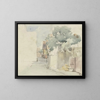 Anton Burger - Village road in Kronberg.webp