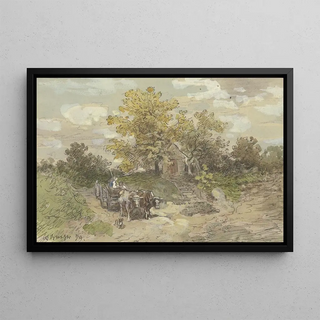 Anton Burger - Yoke of oxen.webp