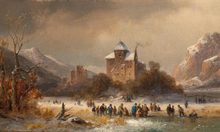 Anton Doll - Ruine Kropfsberg und Schlo Lichtwert.webp