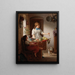 Eine kulinarische Idylle - Anton Ebert — gerahmtes Bild an der Wand