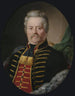Portrait eines edlen Ritters im Husarenuniform - Anton Ebert — Ansicht des Kunstwerks