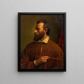 Anton Ebert - Selbstbildnis Friedrich von Amerling.webp