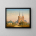 Kathedrale von Roskilde - Anton Eduard Kieldrup — gerahmtes Bild an der Wand