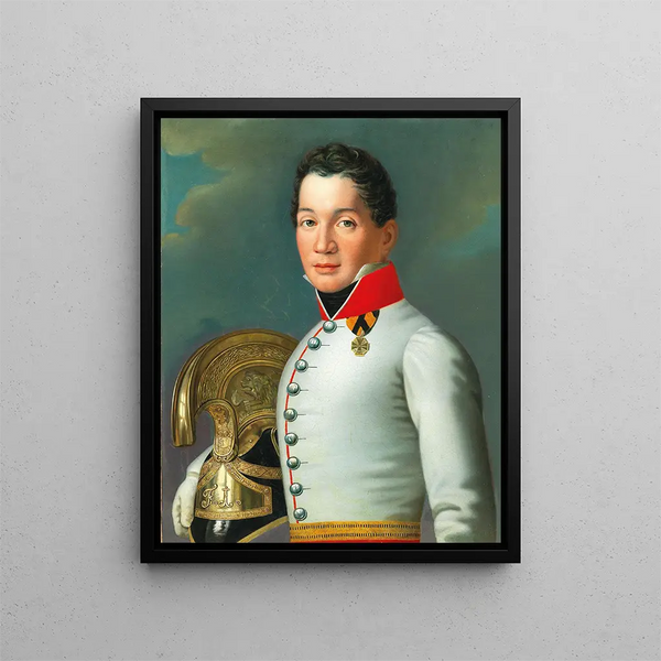 Anton Einsle - Portrait of a Lieutenant of the 4th Upper Austrian and Salzburg Dragoons.webp