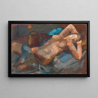 Anton Emanuel Peschka - Liegender weiblicher Akt.webp