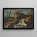 Landschaft mit Hinterhalt - Anton Faistenberger — gerahmtes Bild an der Wand