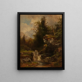 Anton Hansch - Landschaft im Salzkammergut.webp