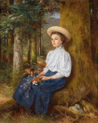 Anton Heinrich Dieffenbach - Rast im Wald.webp