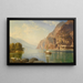 Partie am Comer See - Anton Hlaváček — gerahmtes Bild an der Wand