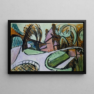 Anton Kerschbaumer - Schleuse im Berliner Tiergarten.webp