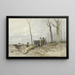 Le Mallejan - Anton Mauve — gerahmtes Bild an der Wand