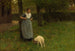 Frau aus Laren mit Lamm - Anton Mauve — Ansicht des Kunstwerks