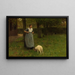 Frau aus Laren mit Lamm - Anton Mauve — gerahmtes Bild an der Wand