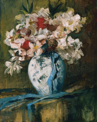 Anton MllerWischin - Rosenstrau in weier Vase.webp