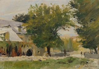 Anton Nowak - Gasthaus in Salona an der Strae nach Glisse.webp