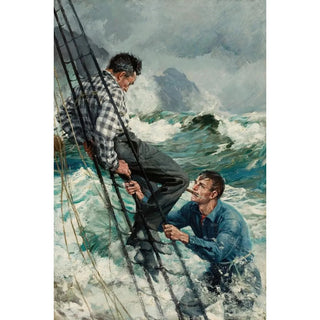 Anton Otto Fischer - Man in Rigging.webp