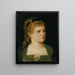 Buste de la nièce Käthchen Winder - Anton Romako — gerahmtes Bild an der Wand