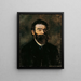 Der Internist Samuel Stern - Anton Romako — gerahmtes Bild an der Wand