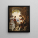 Taverne napolitaine - Anton Romako — gerahmtes Bild an der Wand
