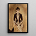 Portrait von Isabella Reisser - Anton Romako — gerahmtes Bild an der Wand